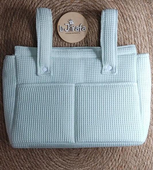 Bolso carro gofre verde Jirantex