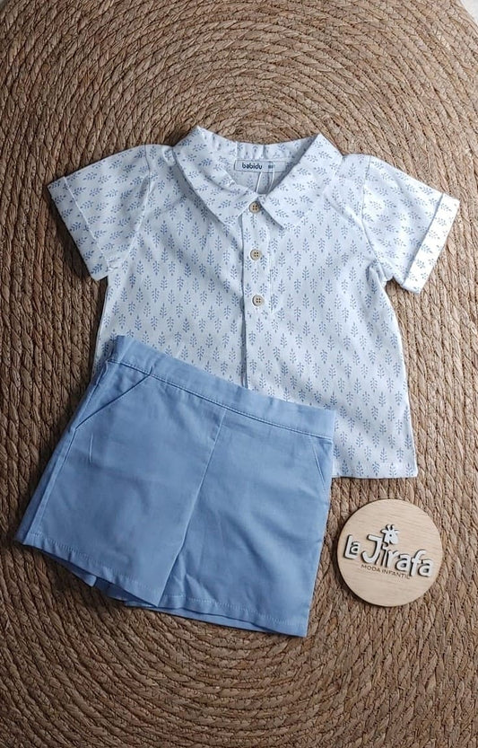 Conjunto corto camisa polo IDÚN