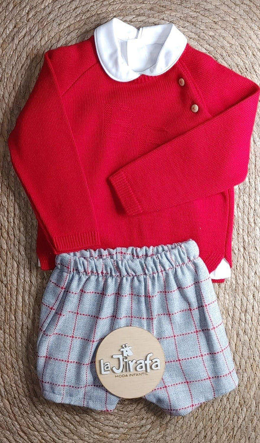 Conjunto cuadro rojo