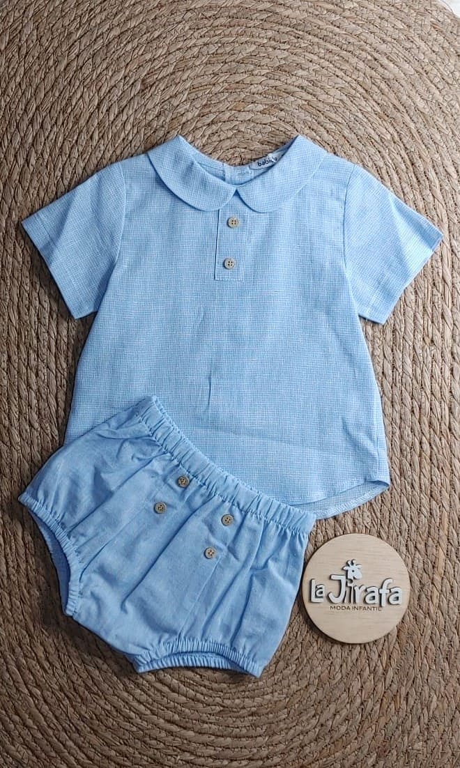 Conjunto ranita+ camisa bebé NINFA